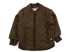 Wheat thermal jacket Loui brown melange